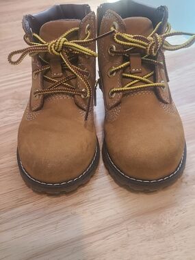 Toddler TIMBERLAND Tan Work-Style Boots Size 8